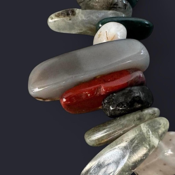 Mixed Crystal Sticks Bead Bracelet - Picture 3 of 7